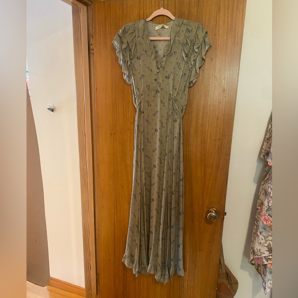Christy Dawn Sage Floral Maxi Dress